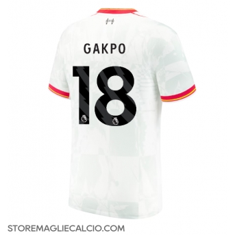 Liverpool Cody Gakpo #18 Maglia Gara Terza Repliche 2024-25